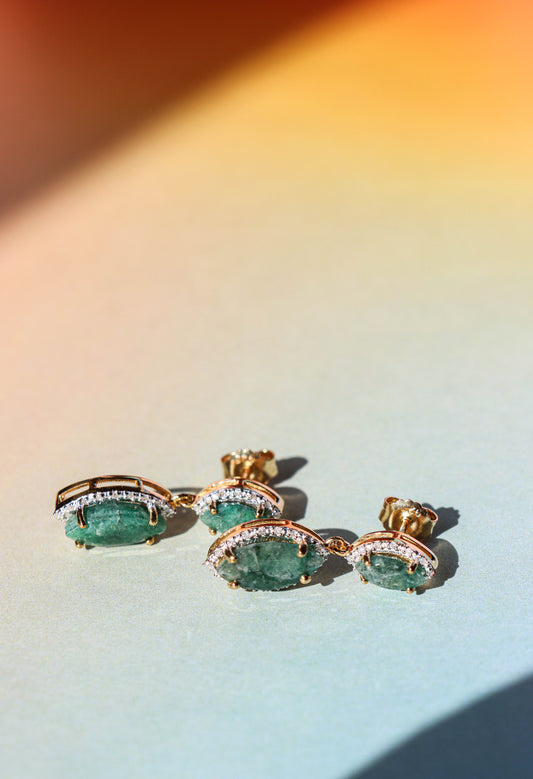 Irina Emerald Earrings