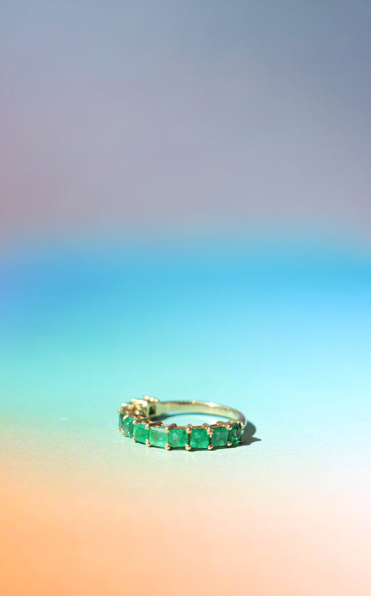 Lilian Emerald Ring