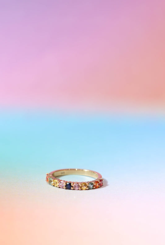 Tammy Multisapphire Ring