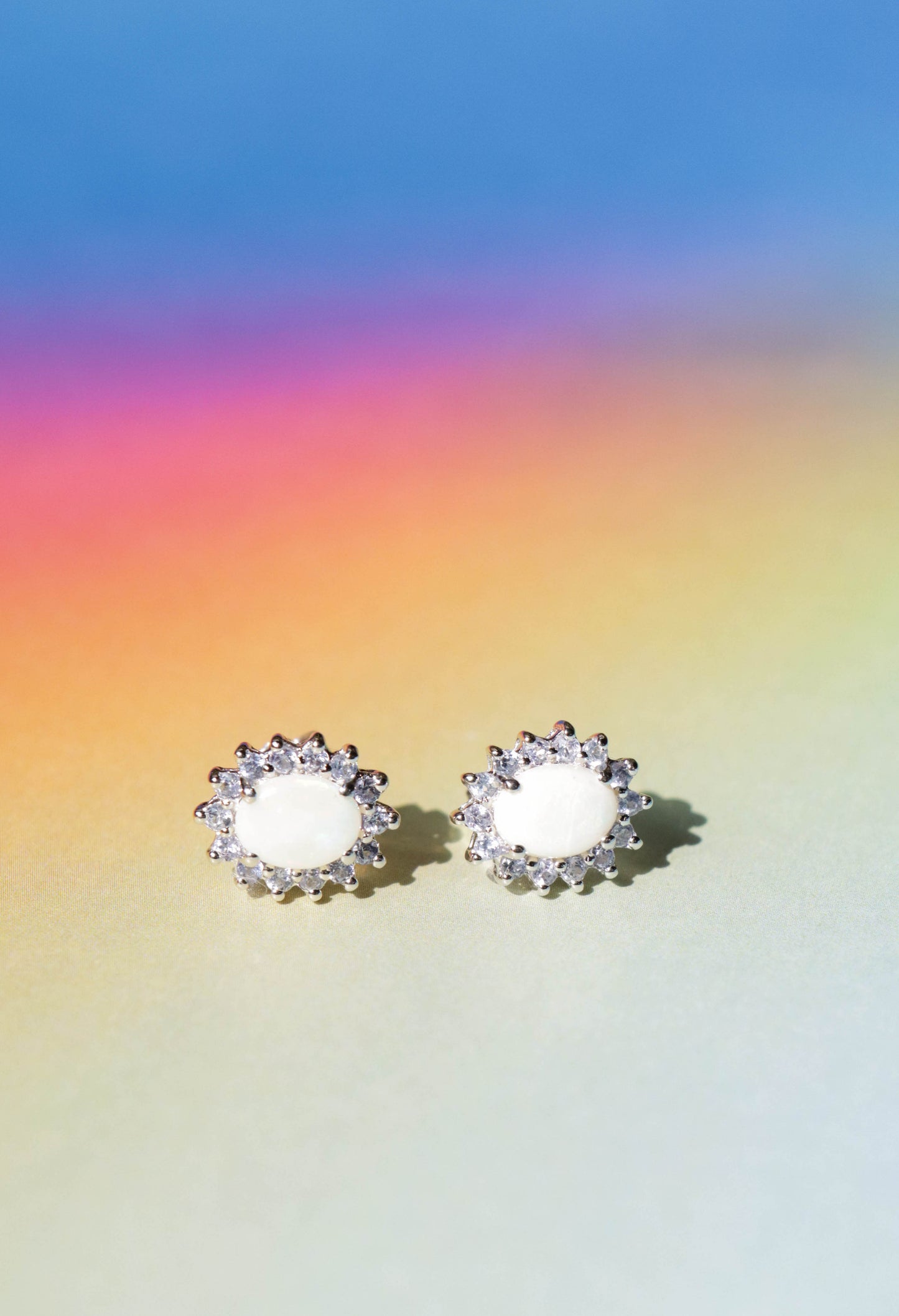 Opal Sun Earrings