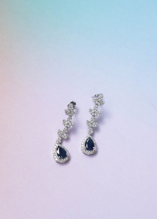 Acacia Sapphire Earrings