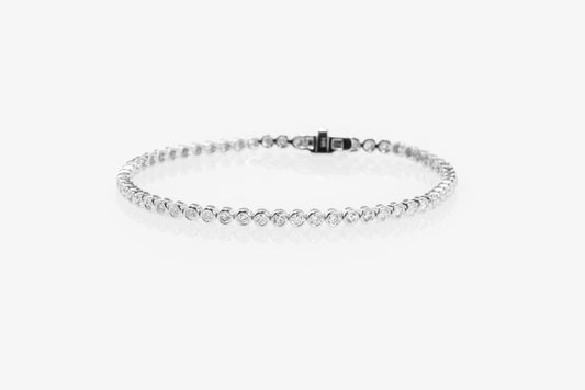 Tennis Bracelet Bezel 2 ct