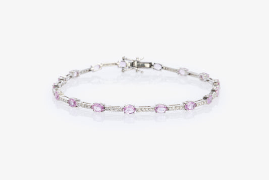 Altheda Pink Sapphire Bracelet