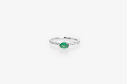 Pamela Emerald Ring