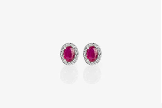 Domenica Ruby Earrings