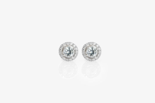 Elsie Aquamarine Studs