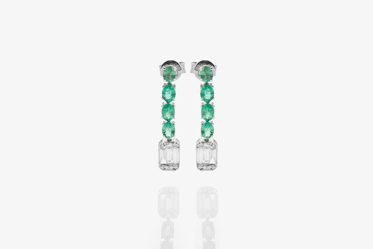 Bella Emerald Earrings