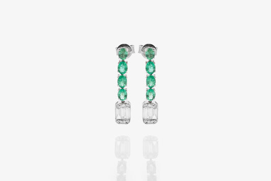 Bella Emerald Earrings