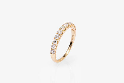 Half Diamond Ring