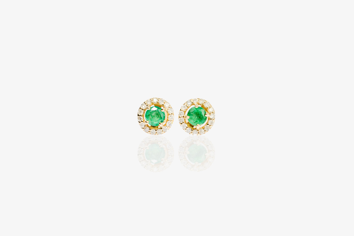 Olivia Emerald Studs