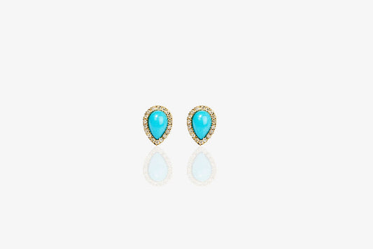 Drops Turquoise Studs