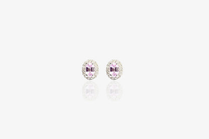 Lula Pink Sapphire Studs