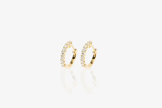 Hana Diamond Hoops