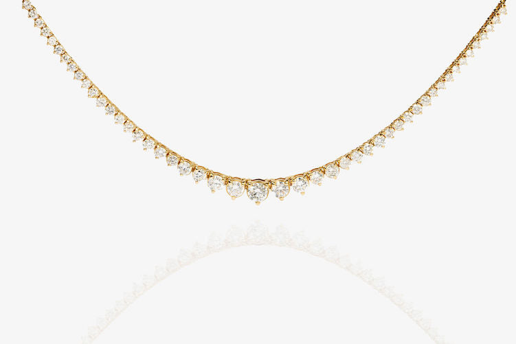 Collar Tennis Riviere 5.5 ct