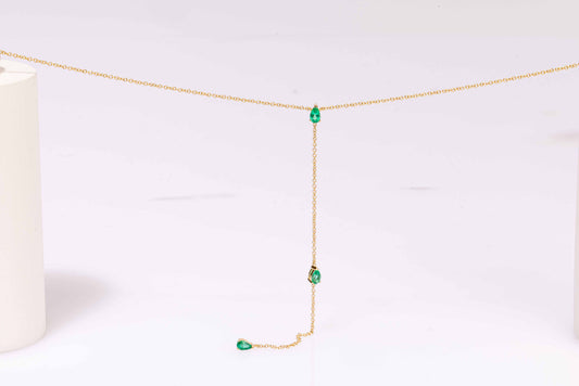 Magnolia Emerald Necklace