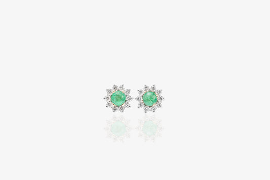 Aitana Emerald Studs