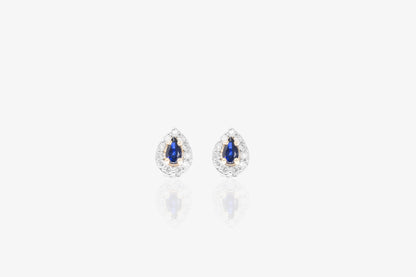 Alina Sapphire Studs