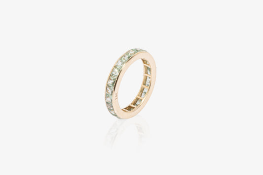 Constanza Green Sapphire Ring (Bajo Pedido)