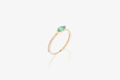 Corey Emerald Ring