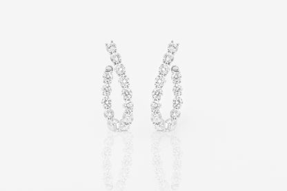 Tara Diamond Hoops