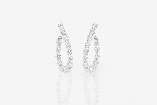 Tara Diamond Hoops