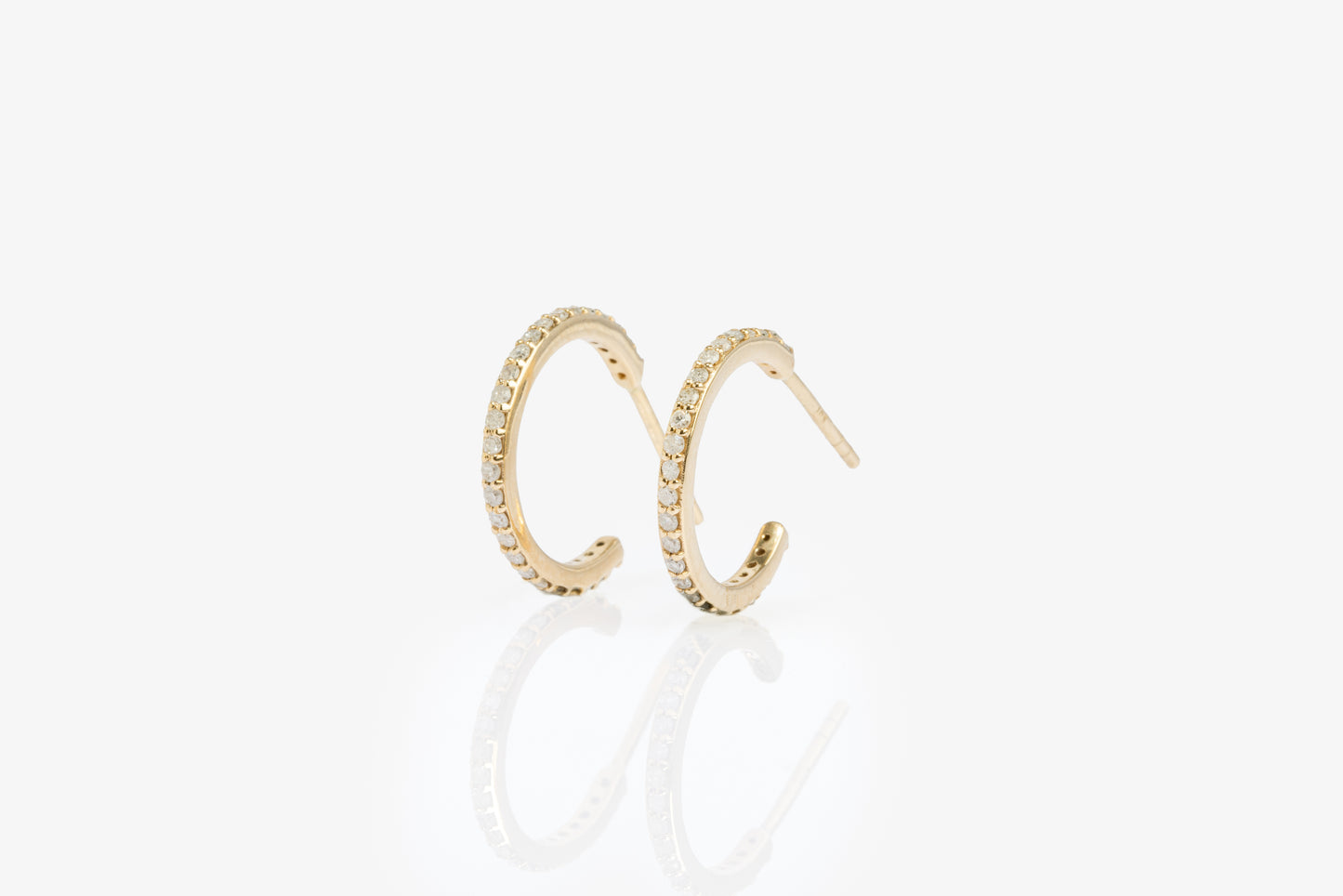 Aliza Diamond Hoops