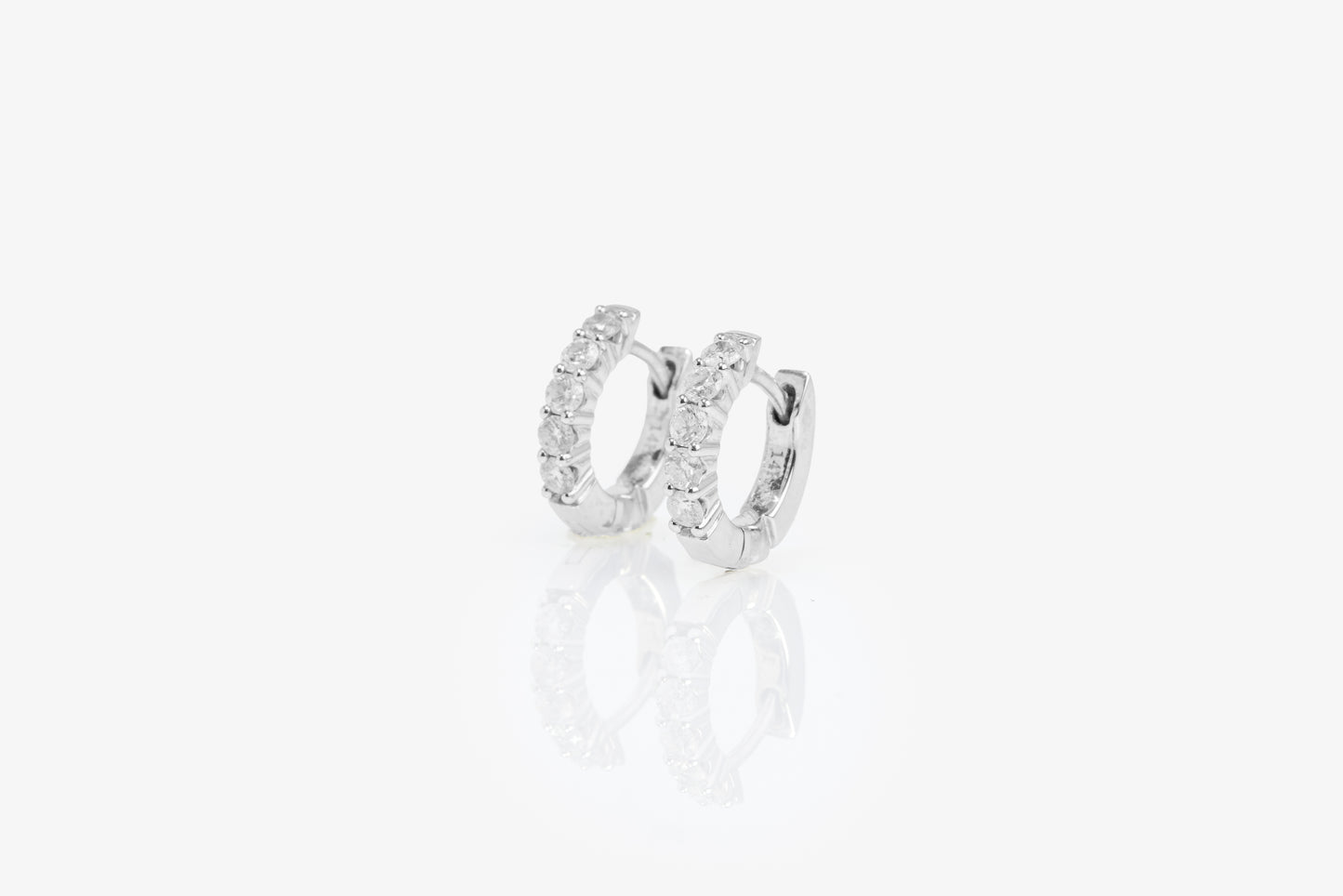 Elia Diamond Hoops