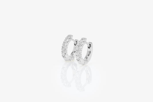 Elia Diamond Hoops