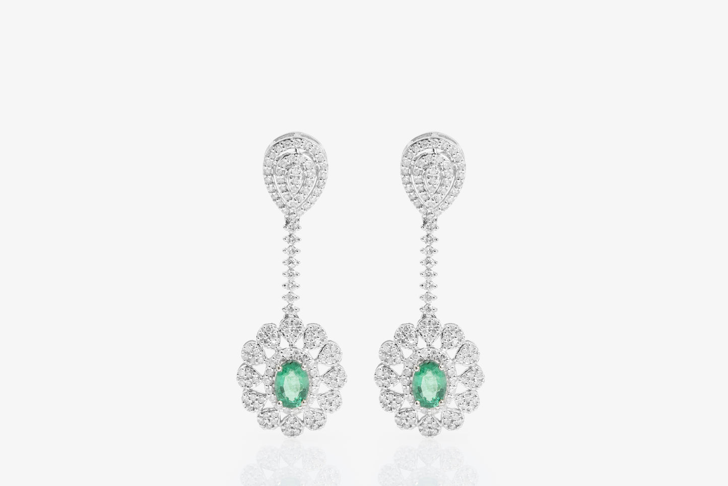 Elsa Emerald Earrings