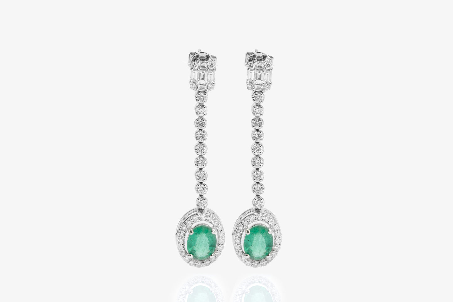 Emille Emerald Earrings