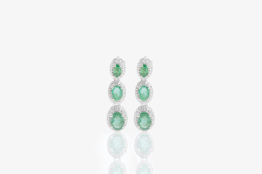 Luciana Emerald Earrings