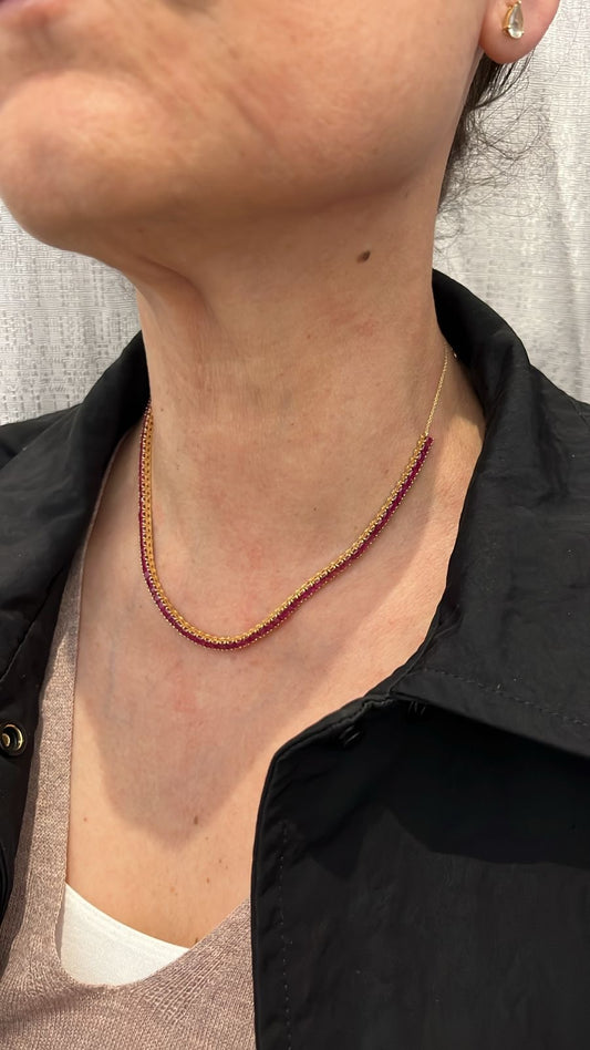 Ruby necklace