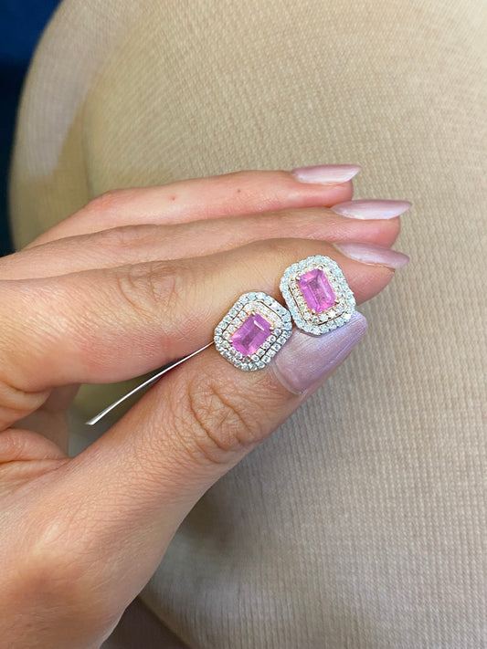 Halo Pink Sapphire