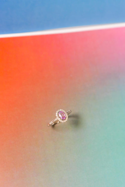 Loreta Pink Sapphire Ring