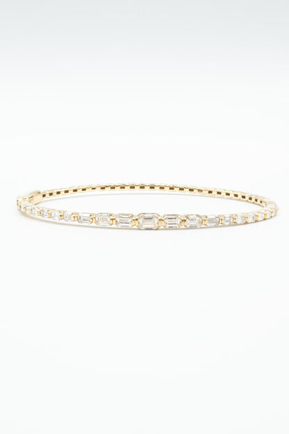 Baguette Bangle Diamond