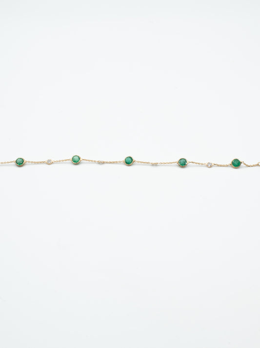 Sasha Emerald Bracelet