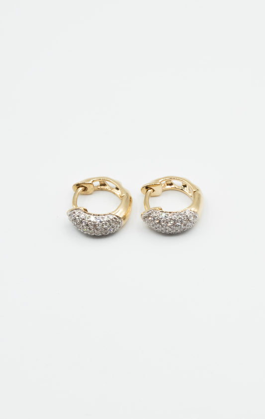 Mara Mini Diamond Hoops