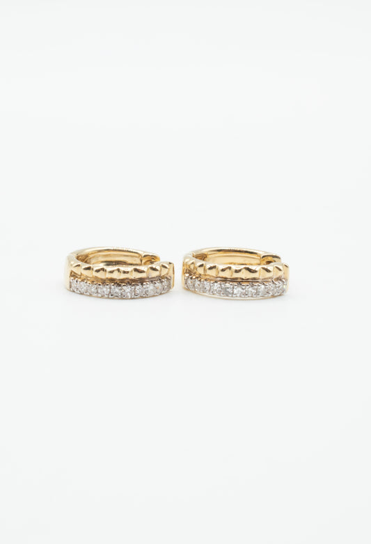 Zuri Diamond Hoops