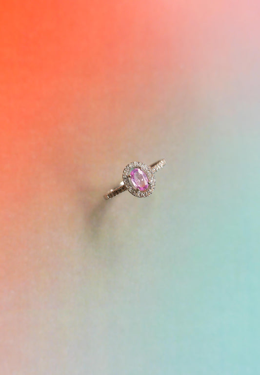 Loreta Pink Sapphire Ring