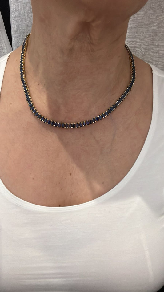 Sapphire necklace