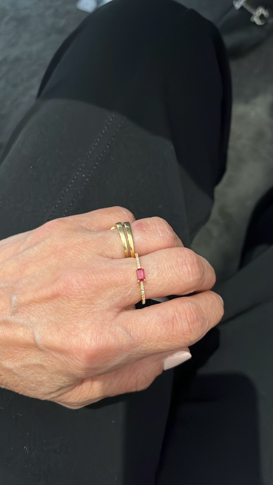 Mini ruby ring