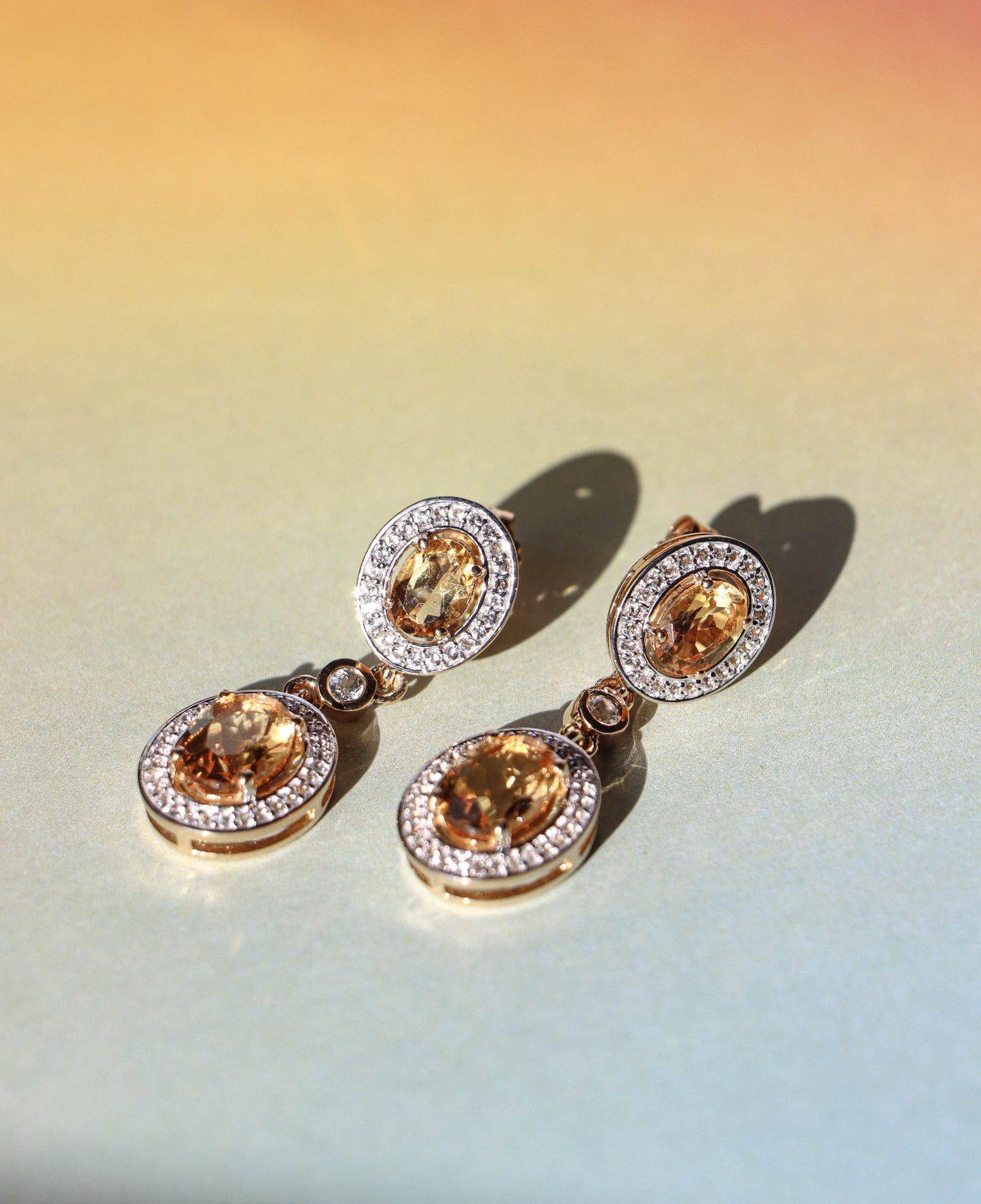 Zaida Citrine Earrings