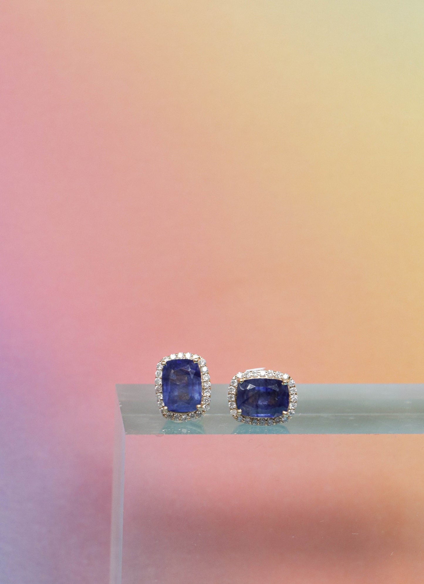 Tiara Sapphire Studs