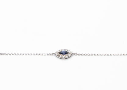 Eye Sapphire Bracelet
