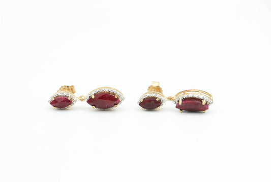 Irina Ruby Earrings