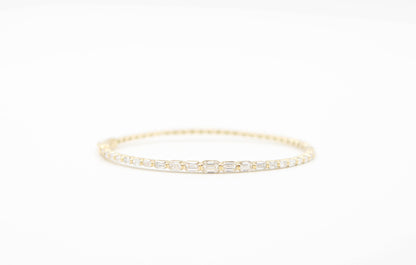 Baguette Bangle Diamond