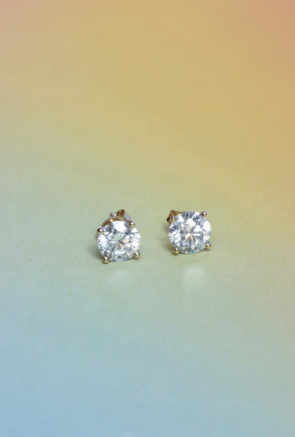 Lab Diamond Studs 2.84 ct