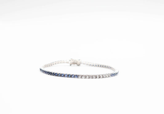 Tennis Sapphire & Diamond