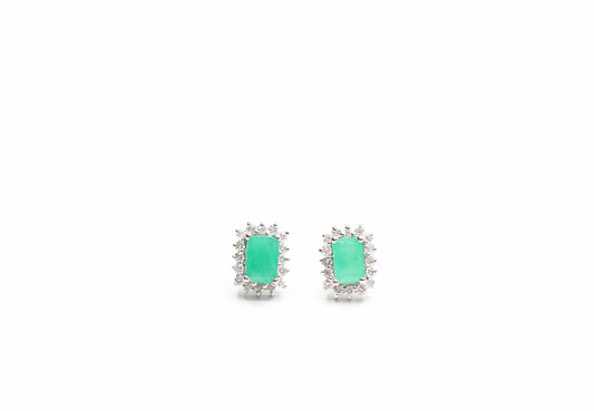 Olivia Emerald Studs