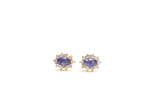Eva Sapphire Studs